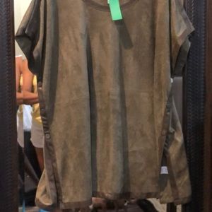 Suede Green Tunic